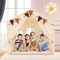 Kids Large Play Tent House with 2 Opening Door and Star Lighting Perfect for Gift